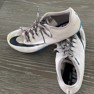 Nike track shoes with metal spikes